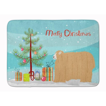 Carolines Treasures Lincoln Longwool Sheep Christmas Machine Washable Memory Foam Mat BB9338RUG